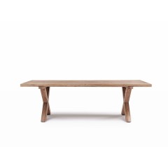 TEAK RECYCLED DINING TABLE 250 - DINING TABLES